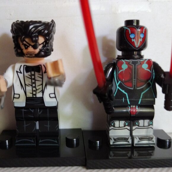 Deadpool and Wolverine custom designed 12 minifigures set b - Picture 4 of 9